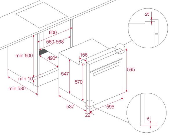 Духова шафа Teka HLB 85 P BM код 111000056 - 8