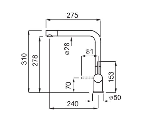 Змішувач Elleci STREAM ALUMINIUM 79 - 2