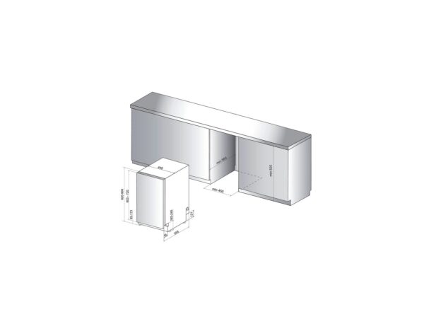 Посудомийна машина Hotpoint-ariston HSIC 3M19C - 2