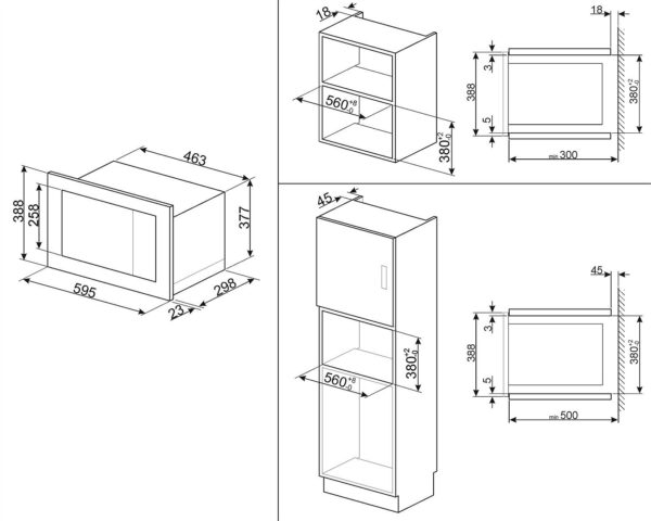 Мікрохвильова піч Smeg FMI 017X - 4