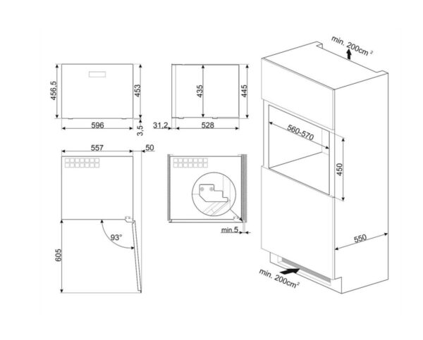 Винна шафа Smeg CVI 121B3 - 2