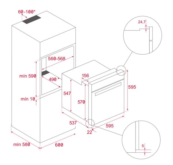 Духова шафа Teka HLB 8415 BK   код 111000052 - 14