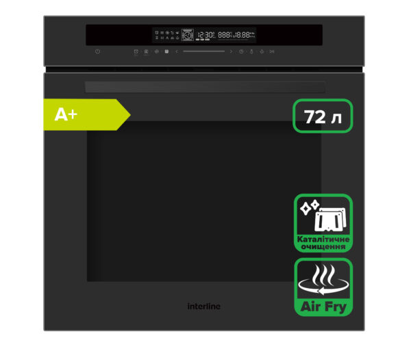 Духова шафа Interline OEG 935 STG BA Pure Black - 2