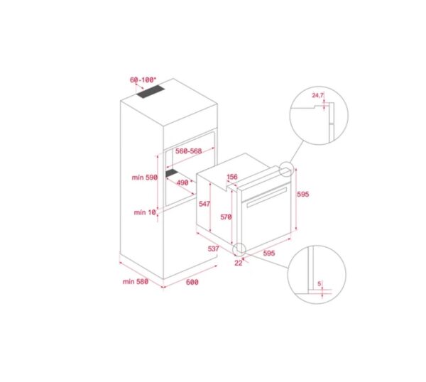 Духова шафа Teka HLB 84-G1 BM  код 111000079 - 2