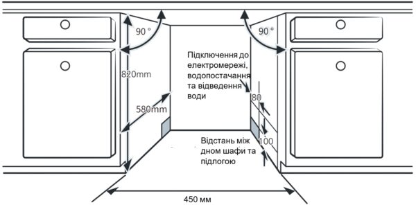 Посудомийна машина Interline DWI 440 TSH GA++ - 10
