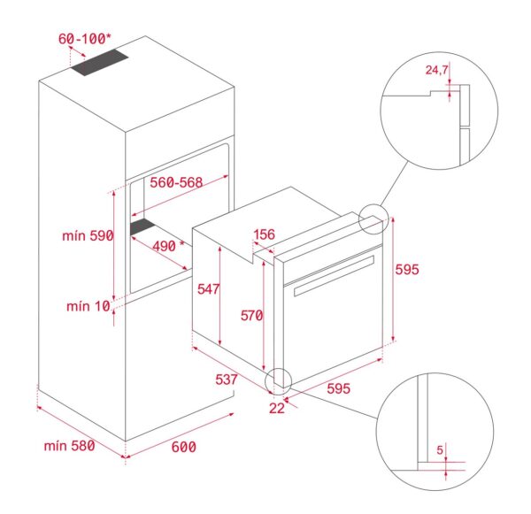 Духова шафа Teka STEAKMASTER код 111000036 - 17