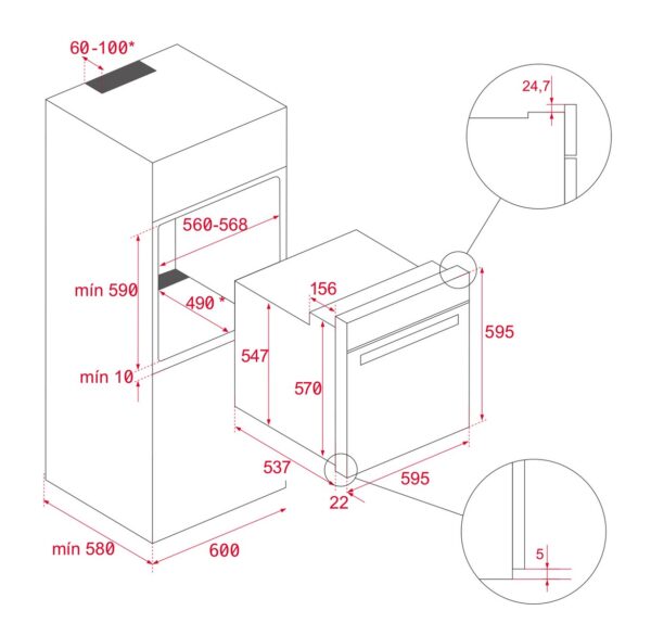 Духова шафа Teka HLB 8510 P Maestro Pizza код 111000046 - 14
