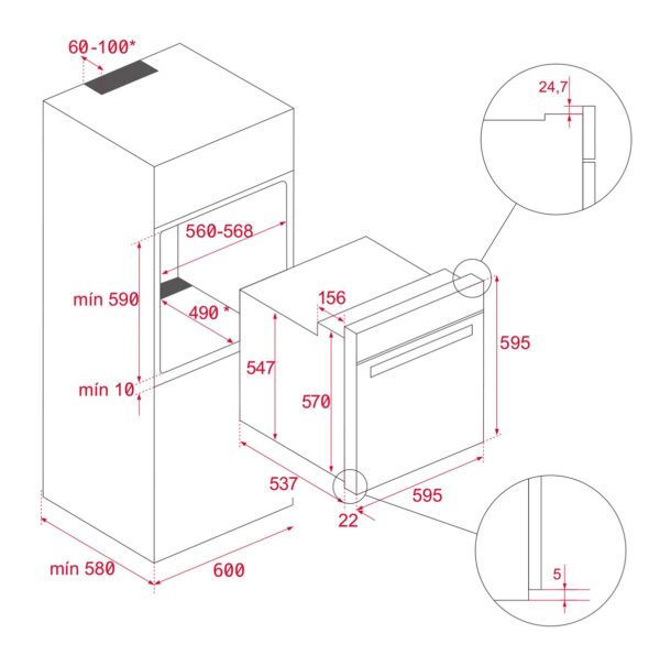 Духова шафа Teka HCB 6535 код 111020031 - 12