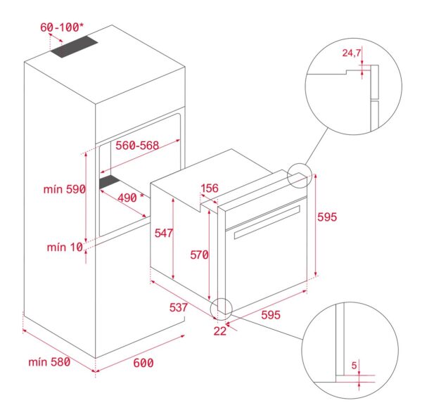 Духова шафа Teka HCB 6535 код 111020032 - 12