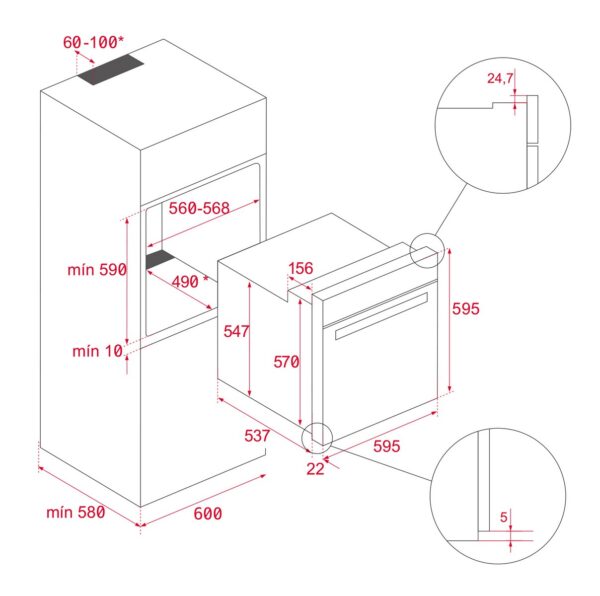 Духова шафа Teka HCB 6535 код 111020030 - 11