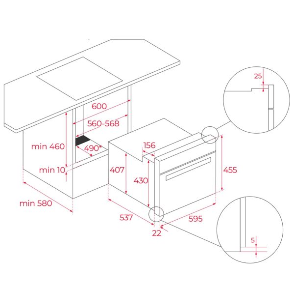 Духова шафа Teka HLC 8440 C FBK код 111160028 - 10
