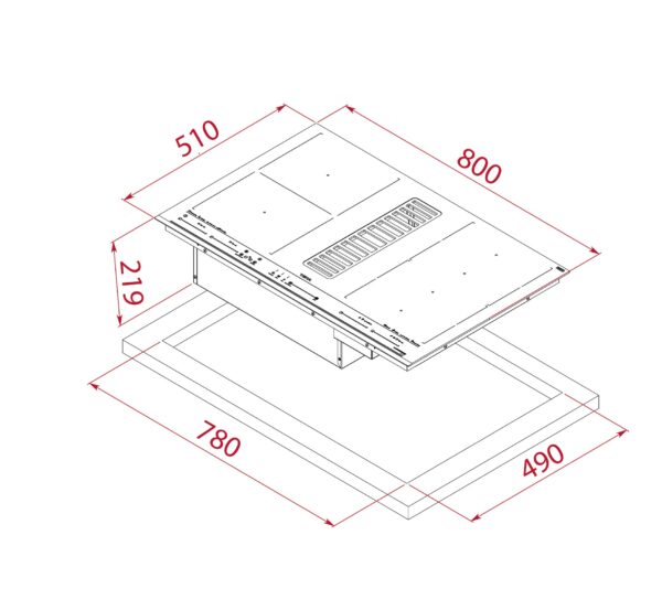 Варильна поверхня Teka MasterSense Air AFF 87601 код 112730000 - 10