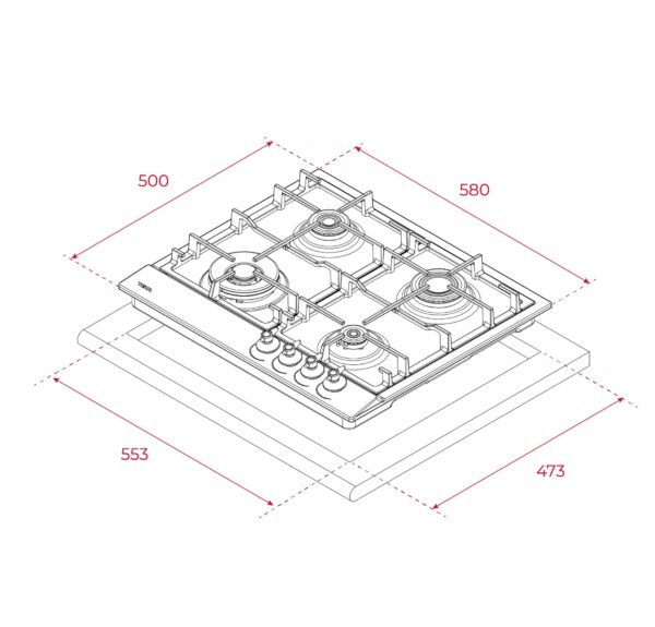 Варильна поверхня Teka GSC 64320 VN код 112610059 - 10