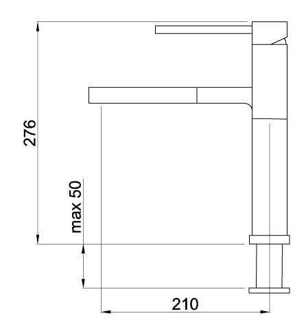 Змішувач Elleci Sunny Tekno spazzolato - 2