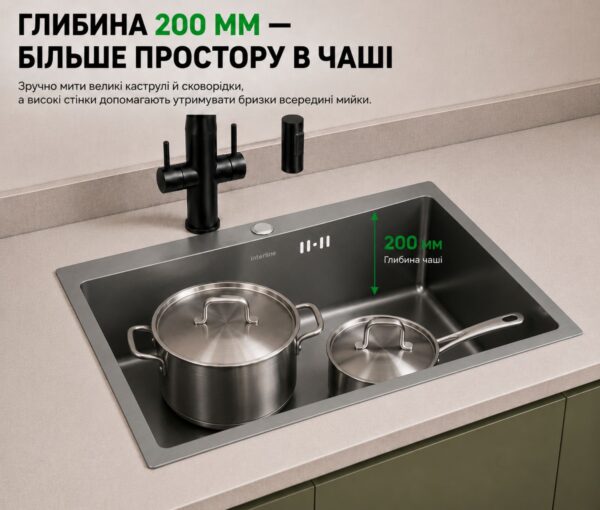 Мийка Interline GRAND Grafit PR - 3