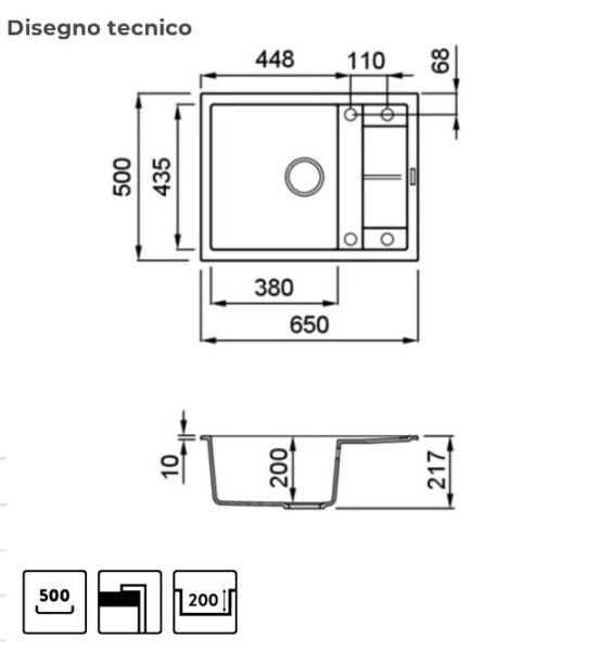 Мийка Elleci Unico 125 tortora 43 - 3
