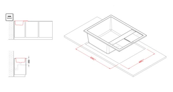 Мийка Elleci Unico 125 tortora 43 - 6