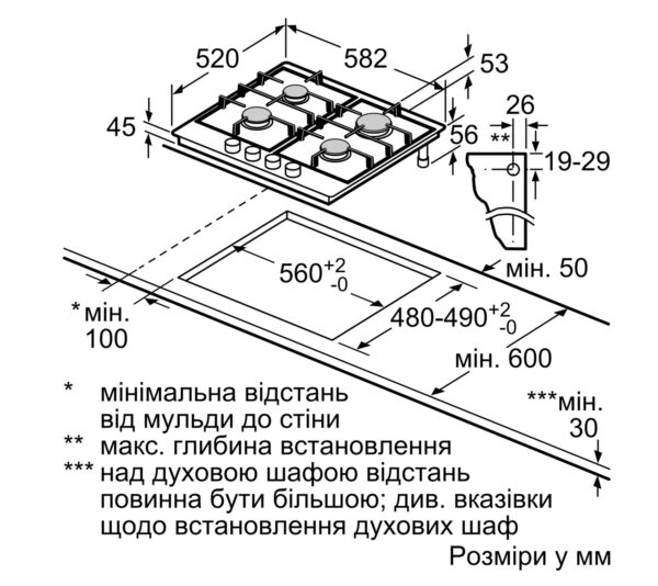 Варильна поверхня Bosch PGP 6B6K90R - 6