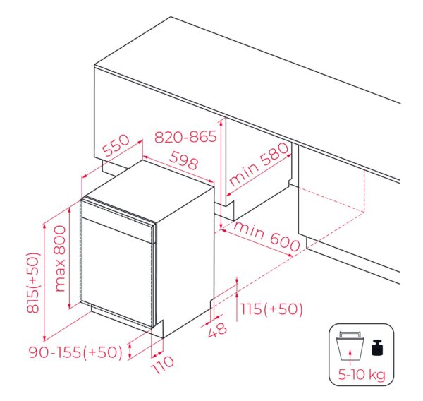 Посудомийна машина Teka DFI 76960 код 114260027 - 6