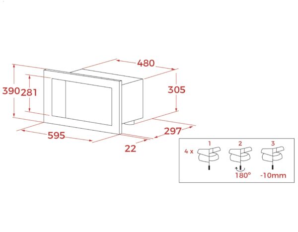 Мікрохвильова піч Teka ML 8210 BIS WH код 112060009 - 14