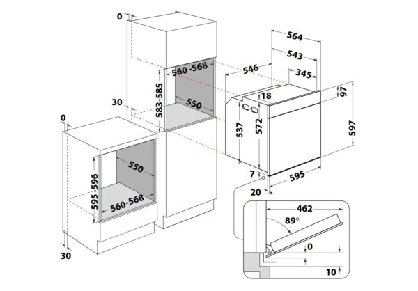 Духова шафа Whirlpool WOI4S8CM1SWA - 10