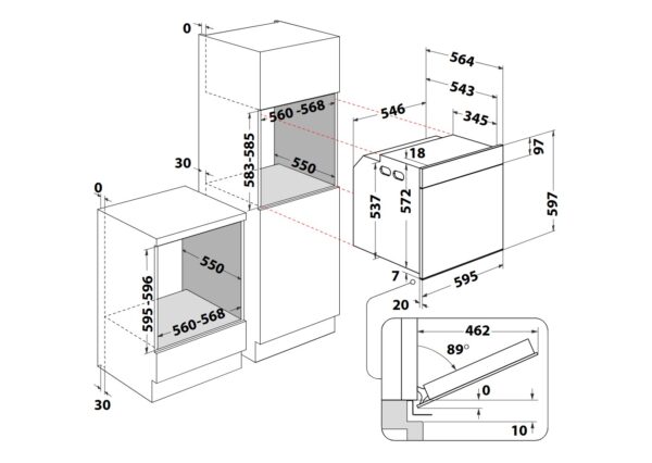 Духова шафа Whirlpool WOI5S8HM1SBA - 10