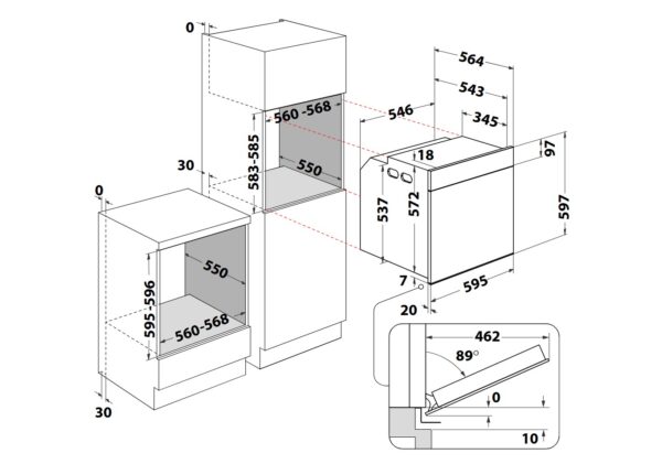 Духова шафа Whirlpool WOI5S8PPM1SBA - 12
