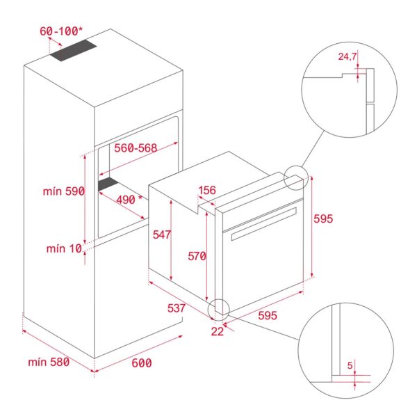 Духова шафа Teka HSB 6150 FBK код 111010063 - 11