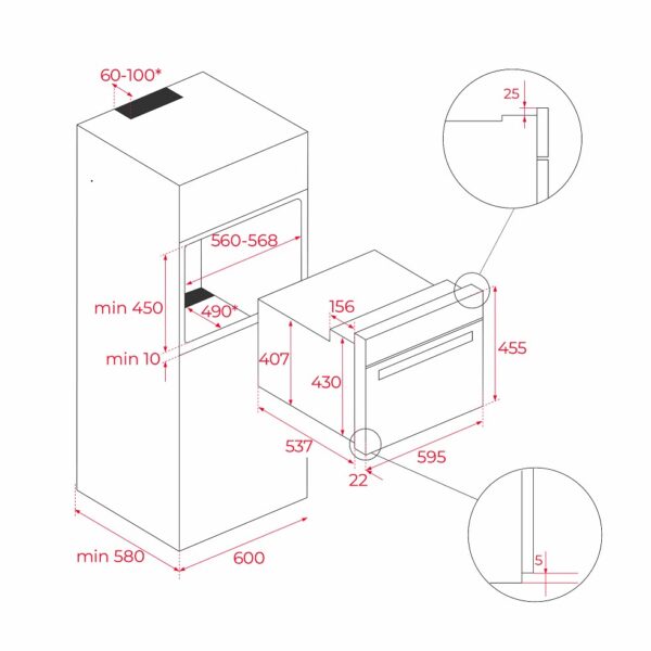 Духова шафа Teka HSC 6440 C SS код 111170002 - 8