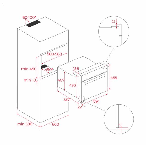 Духова шафа Teka HSC 6350 SS код 111140003 - 11