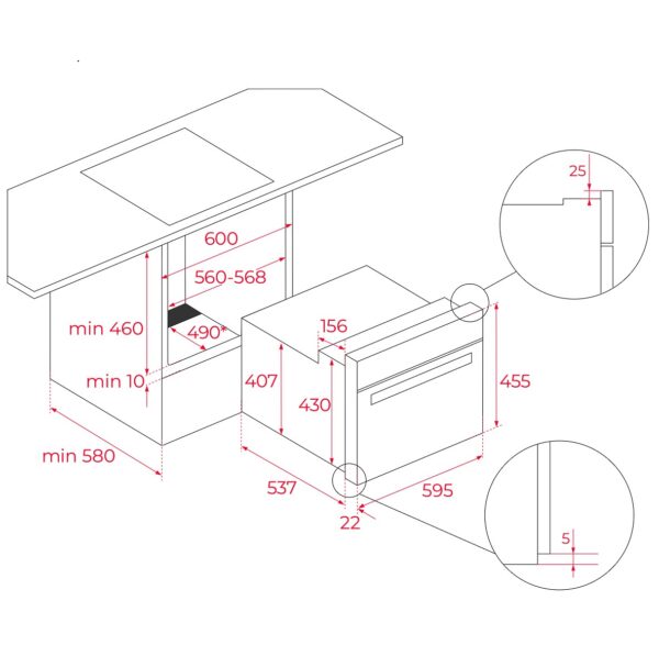 Духова шафа Teka HSC 6350 SS код 111140003 - 12