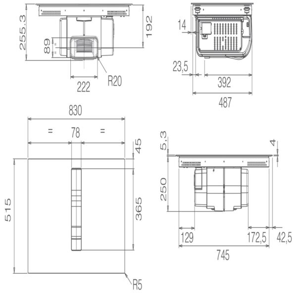 Варильна поверхня Elica NIKOLATESLA FIT XL BL/A/83 - 6