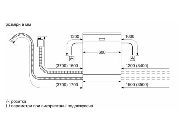 Посудомийна машина Siemens SN 63HX16CE - 13