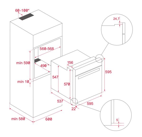 Духова шафа Teka HLB 84 VGogh код 111000094 - 11