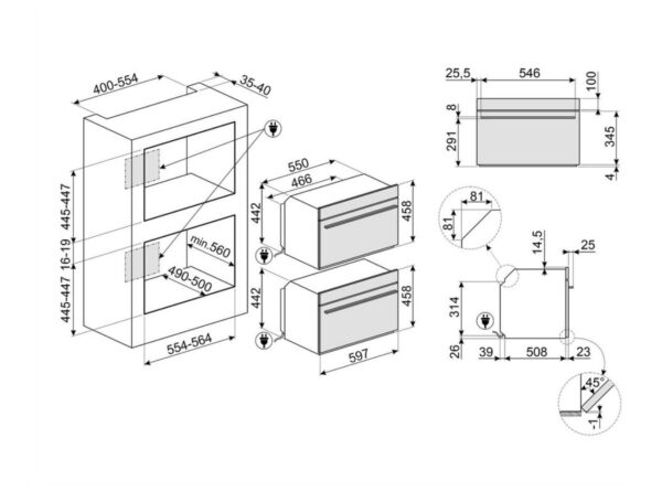 Духова шафа Smeg SO 4102M1G - 5