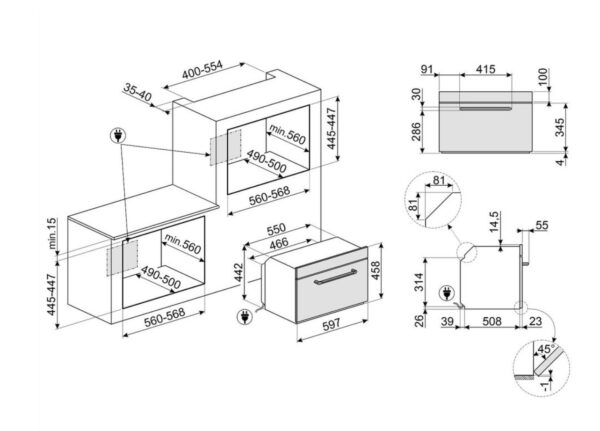 Духова шафа Smeg SO 4902M1N - 2