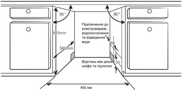 Посудомийна машина Interline DWI 946 DTD WA - 6