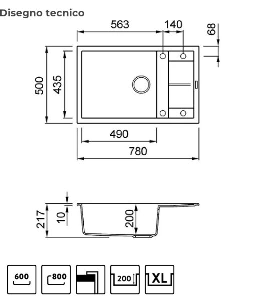 Мийка Elleci UNICO 310 Nuvola 79 - 3