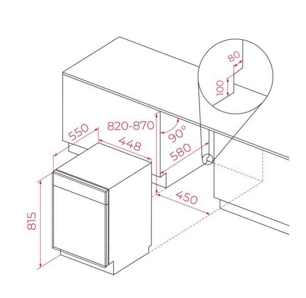 Посудомийна машина Teka DFI 74860  код 114310011 - 6