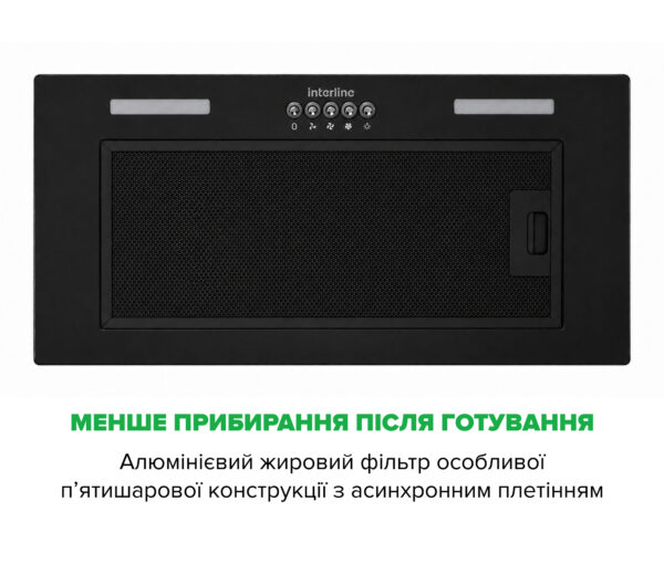 Витяжка Interline BASIC Glass BL A/60/PB - 4