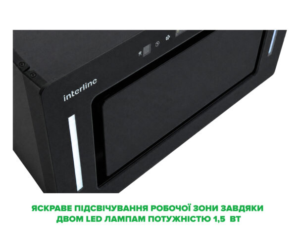 Витяжка Interline JOLLY BL A/60/GL/K Nano Matte - 6