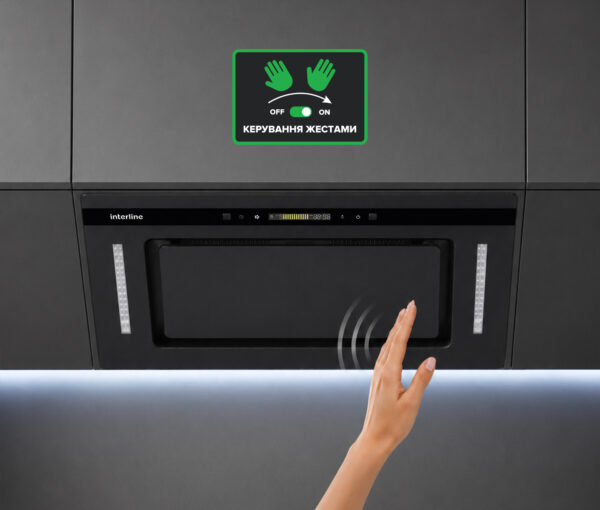 Витяжка Interline JOLLY BL A/60/GL/K Nano Matte - 8
