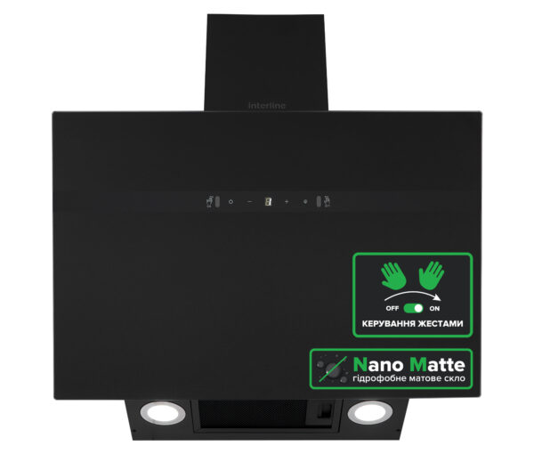Витяжка Interline FLOW BL A/60/GL/M Nano Matte - 2