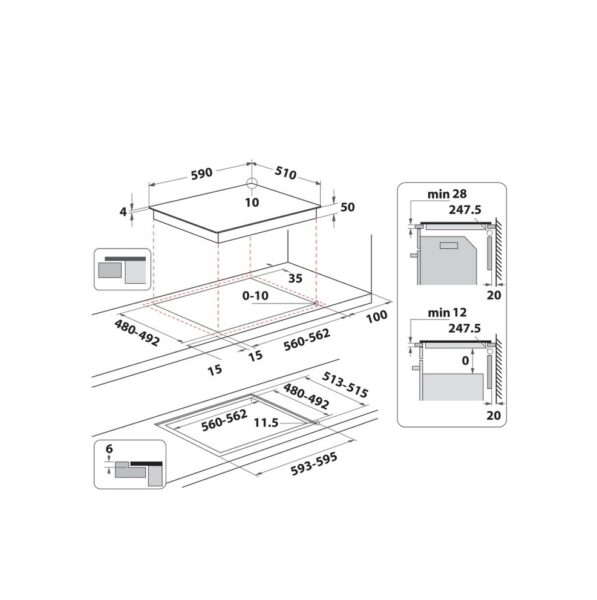 Варильна поверхня Whirlpool WB S2560 NE BM - 7