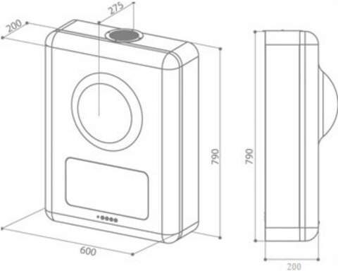 Витяжка Faber PLANIA EG8 X/BK A60 - 2