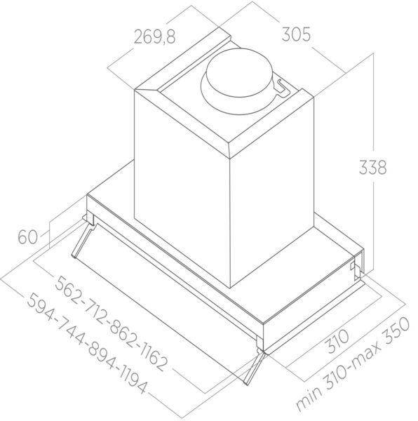 Витяжка Elica BOXIN ADVANCE PLUS @ IX/A/60 - 3