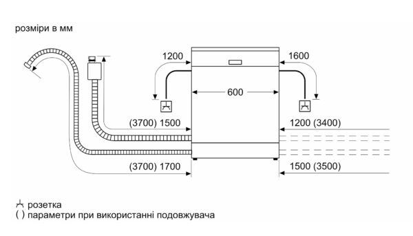 Посудомийна машина Bosch SMV 26EX14K - 12