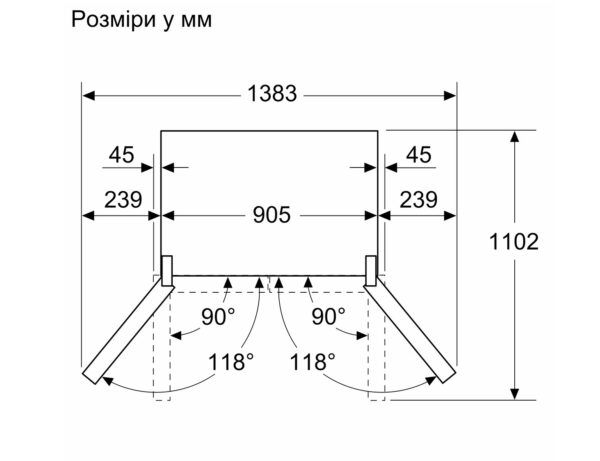 Холодильник Bosch KFN 96VPEA - 12