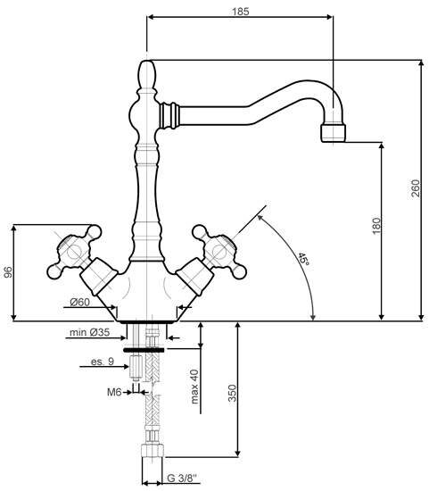 Змішувач Smeg MIR 8O - 2