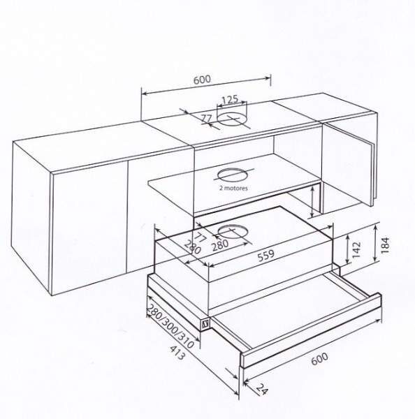 Витяжка Teka TL1 62 нерж. - 2